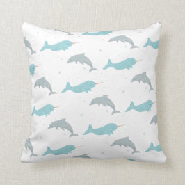 Cojín Decorativo Narwhal Dolphin Pillow