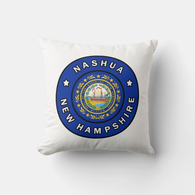 Cojín Decorativo Nashua New Hampshire (Anverso)