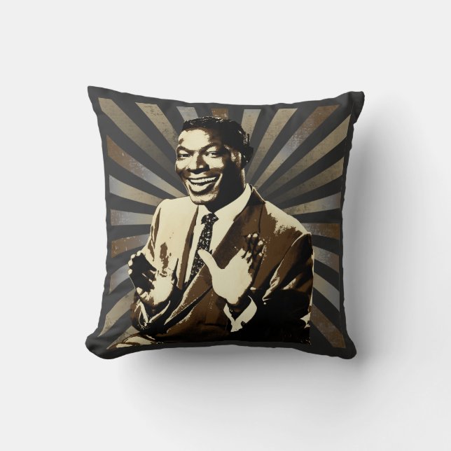 Cojín Decorativo Nat King Cole (Anverso)