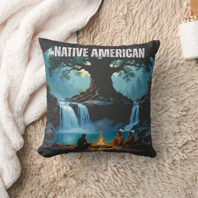 Cojín Decorativo Native American Art Culture (Manta)