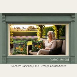 Cojín Decorativo Native Butterfly Weed & Hummingbird Art