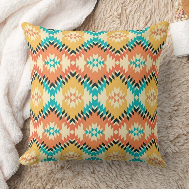 Cojín Decorativo Native Print 20x20 Throw Pillow (Manta)