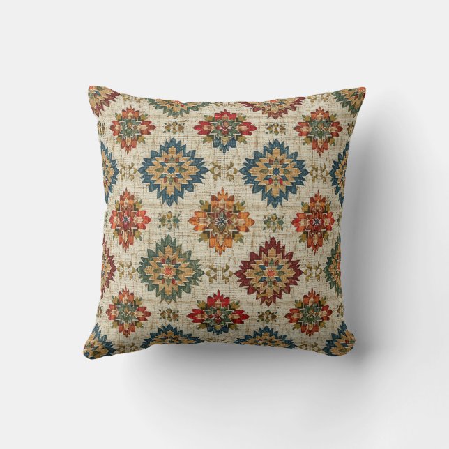 Cojín decorativo nativo americano (Reverso)