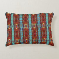 Nativo Santa Fe Pow Wow Turquoise Pillow