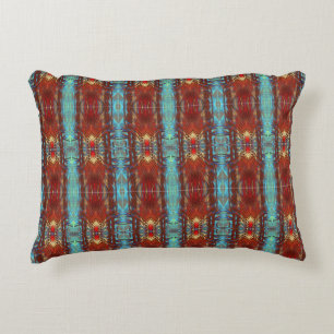Cojín Decorativo Nativo Santa Fe Pow Wow Turquoise Pillow