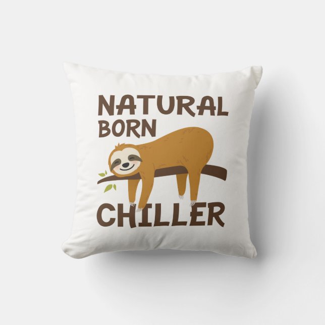 Cojín Decorativo Natural Born Chiller (Anverso)