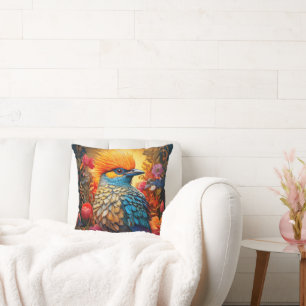Cojín Decorativo Naturaleza caprichosa Pájaro azul no 2