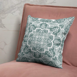 Cojín Decorativo Naturaleza de los escarabajos Mandala | Elegir su 