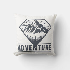 Cojín Decorativo Naturaleza geométrica moderna Aventura de las mont