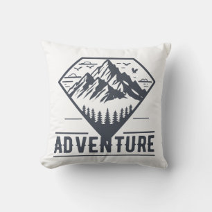 Cojín Decorativo Naturaleza geométrica moderna Aventura de las mont