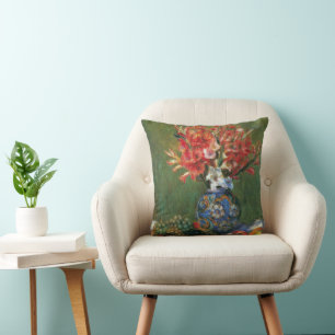 Cojín Decorativo Naturaleza muerta con flores y frutas de Pierre Re