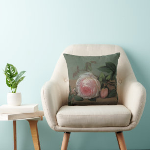 Cojín Decorativo Naturaleza Muerta Flores en una Cornisa por Otto O