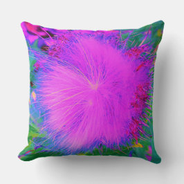 Cojín Decorativo Naturaleza psicodélica púrpura ultravioleta