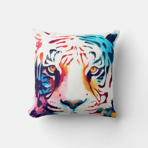 Cojín Decorativo Naturaleza salvaje del tigre Color de los animales