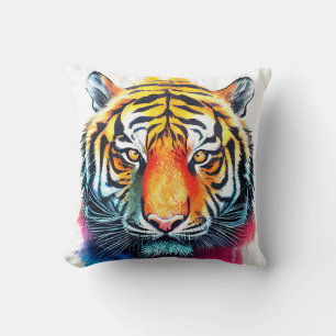 Cojín Decorativo Naturaleza salvaje del tigre Color de los animales