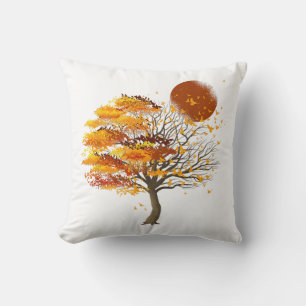 Cojín Decorativo Naturaleza Vida Silvestre Llenos De Árbol De La Lu