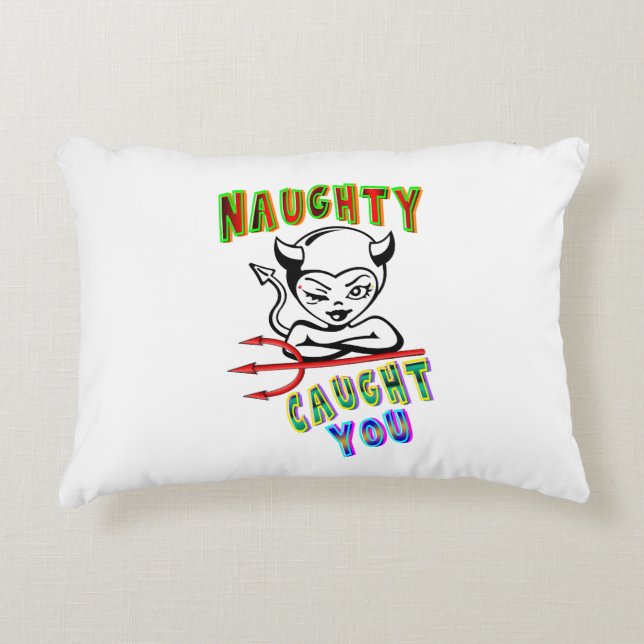 Cojín Decorativo Naughty Te Atrapó (Anverso)