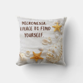 Cojín Decorativo Nauru Pillow Isleña Micronesia del Pacífico