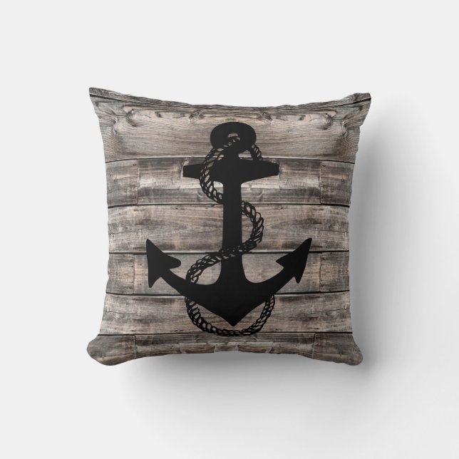 Cojín Decorativo náutica rústica + ROPA ANCHOR | (Anverso)