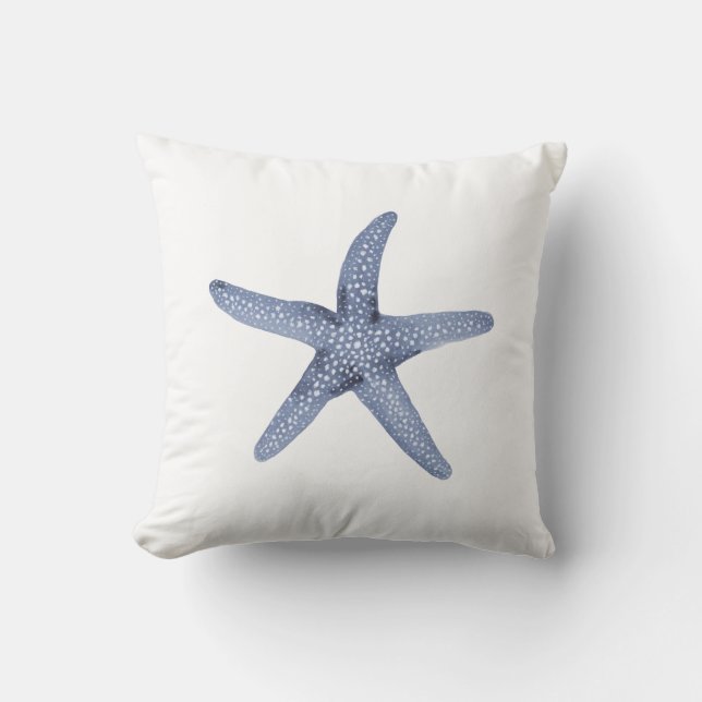 Cojín decorativo Nautical Blue Starfish (Anverso)