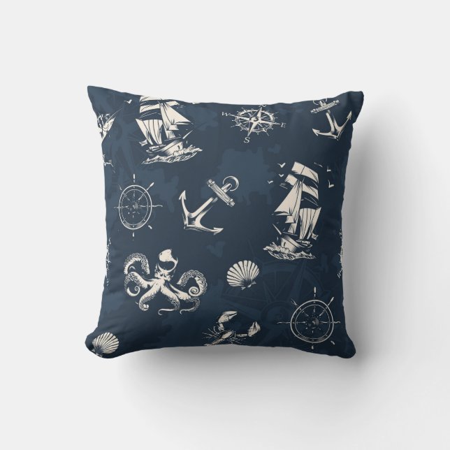 Cojín Decorativo Náutico (Anverso)