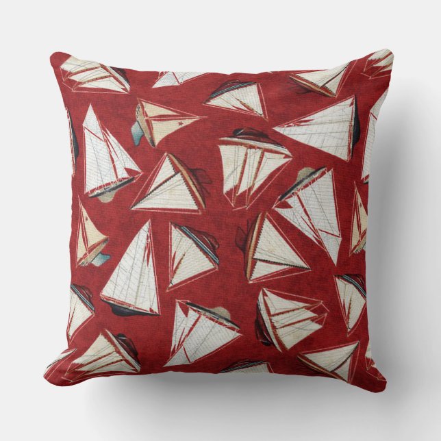Cojín decorativo "Náutico/Barco" (Anverso)