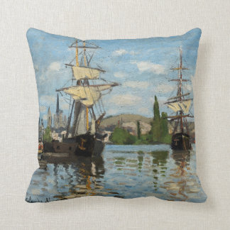 Cojín decorativo náutico de las naves de Claude