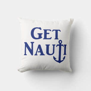 Cojín decorativo Náutico "Get Nauti"