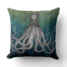 Cojín decorativo "Náutico/Octopus"