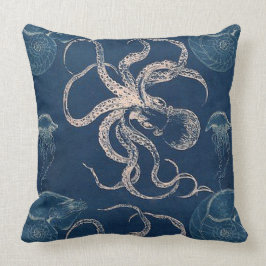 Cojín decorativo "Náutico/Octopus"
