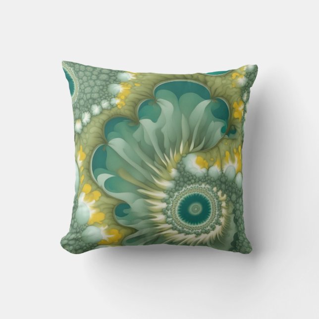 Cojín Decorativo Nautilus Resumen (Anverso)