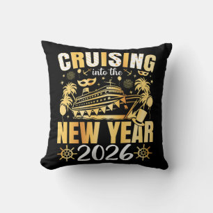 Cojín Decorativo Navegando hacia el Año Nuevo 2026