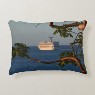 Cojín Decorativo Navegar en las vacaciones de crucero Sunset I
