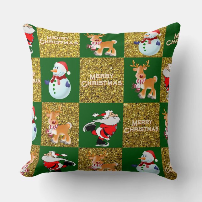 Cojín Decorativo Navidad  (Anverso)