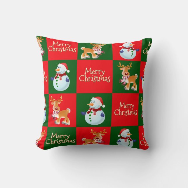 Cojín Decorativo Navidad  (Anverso)