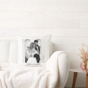 Cojín Decorativo Navidad Alegre y Casados - Navidad Personalizada p