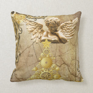 Cojín decorativo navidad, Ángel de Oro