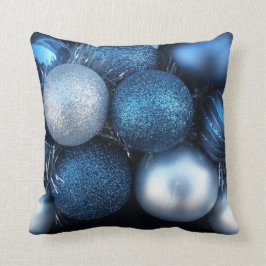 Cojín Decorativo Navidad azul