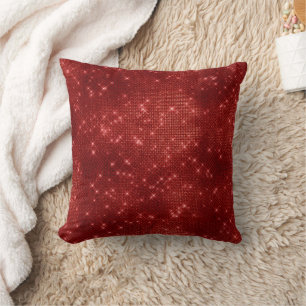 Cojín Decorativo Navidad Brillo Rojo Verde