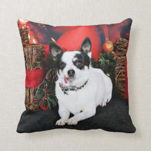 Cojín Decorativo Navidad - chihuahua X - Stella