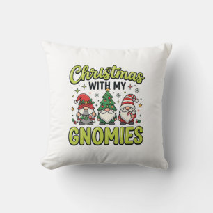 Cojín Decorativo Navidad Con Mi Diseño De Gnomos Gnome