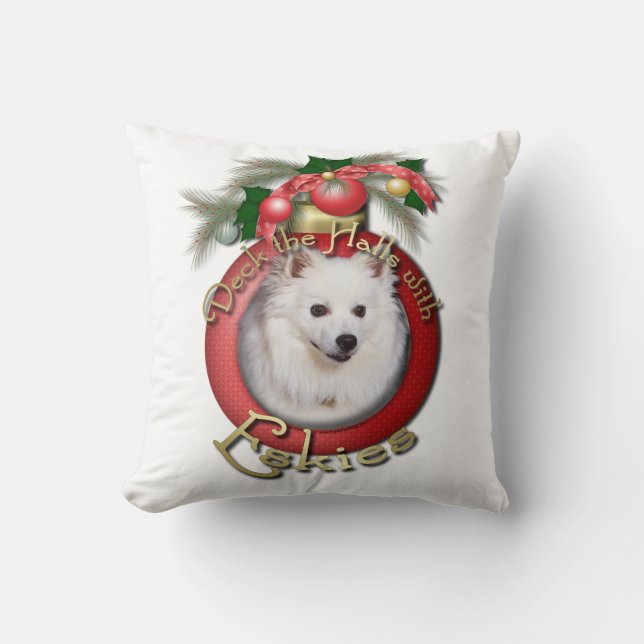 Cojín Decorativo Navidad - cubierta los pasillos - Eskies (Anverso)