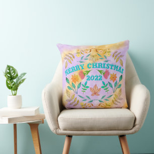 COJÍN DECORATIVO NAVIDAD DE FERIA PERSONALIZADA 20XX