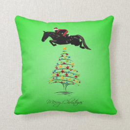 Cojín Decorativo Navidad de salto del caballo