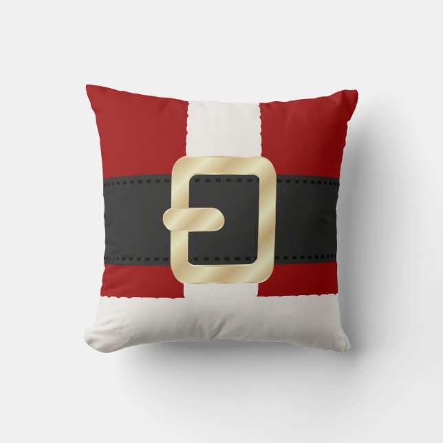 Cojín Decorativo Navidad del juego de Papá Noel (Anverso)