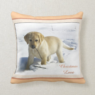 Cojín Decorativo Navidad del labrador retriever