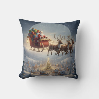 Cojín Decorativo Navidad en 3D, Fiesta Infantil, Regalos Coloridos