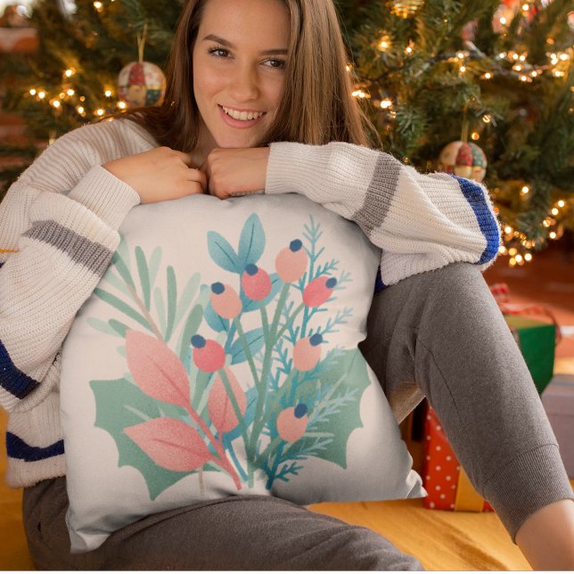 Cojín Decorativo Navidad follaje colchón simple rústica casa de cam (Subido por el creador)