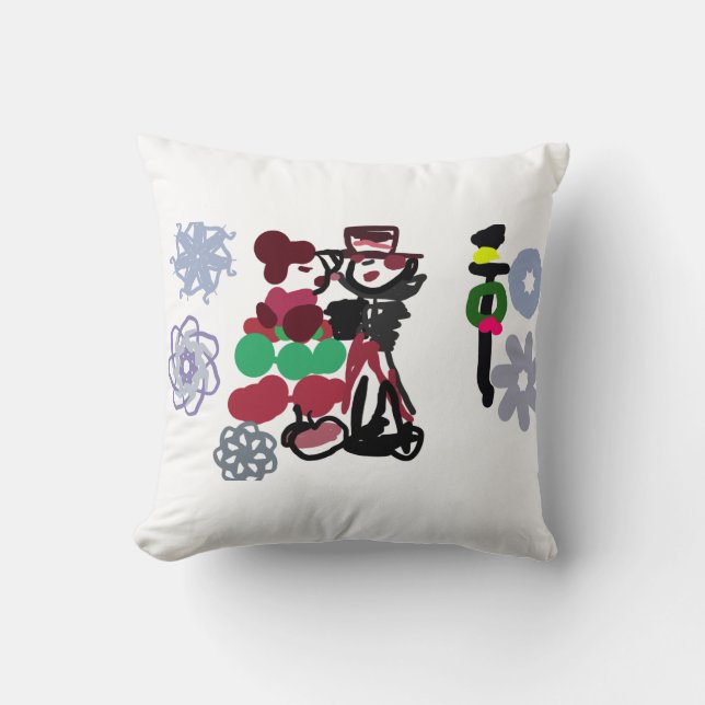Cojín Decorativo Navidad Hermoso paseo (Anverso)