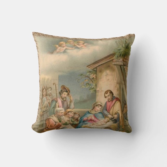 Cojín decorativo navidad, Jesucristo (Anverso)